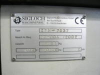 Used Sigloch ZTM Gathering Machine / Collator 7037